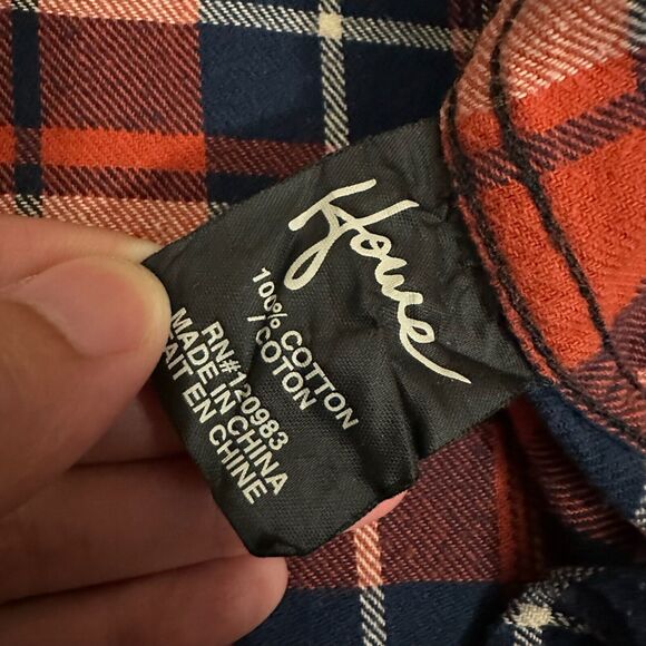 HOWE L/S Plaid Pearl Snap Western Shirt w 2-Pockets in Multicolor - Picture 6 of 9